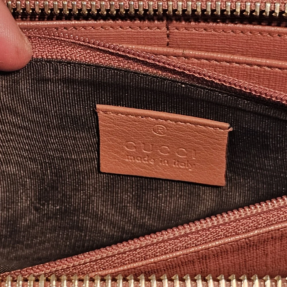 Gucci G G Supreme Star Zip-Around Continental Long Wallet - Picture 8 of 15